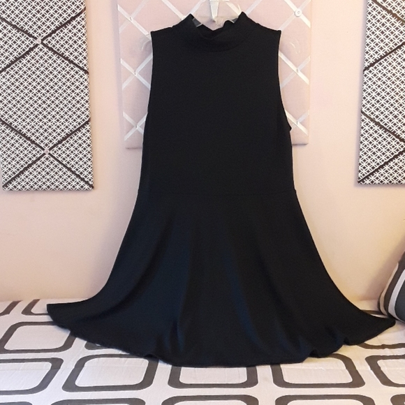 Massimo Womens Sleeveless Knit Black Dress - Picture 3 of 7